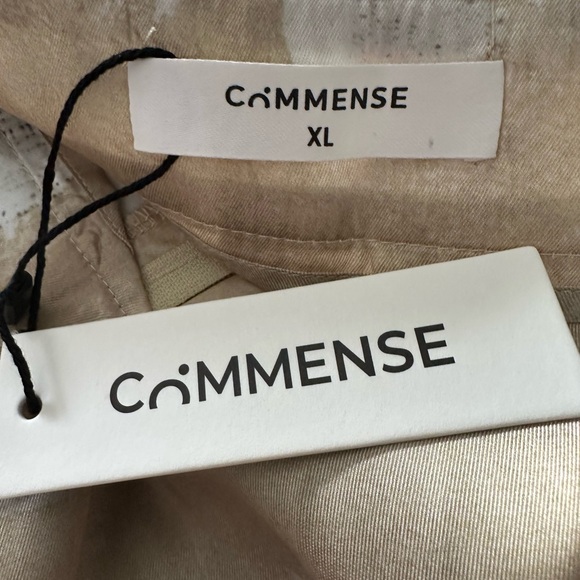 Commense Beige and White Floral Wide Leg Pants - Picture 7 of 8